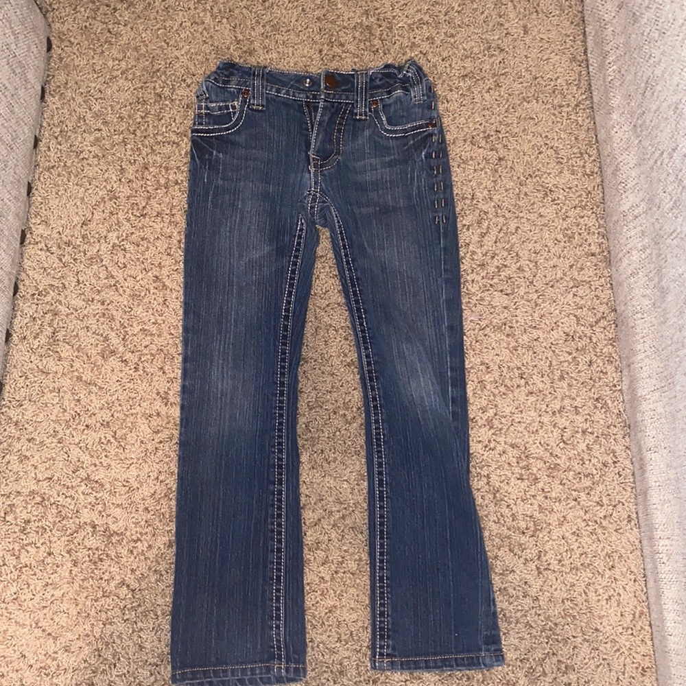 Navy blue jeans